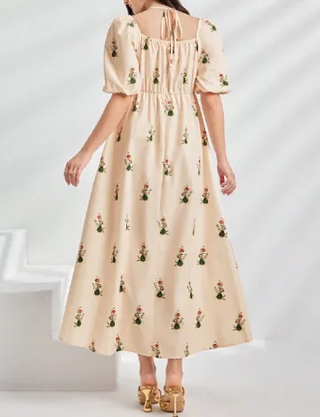 Rochie lunga SHEIN, crem