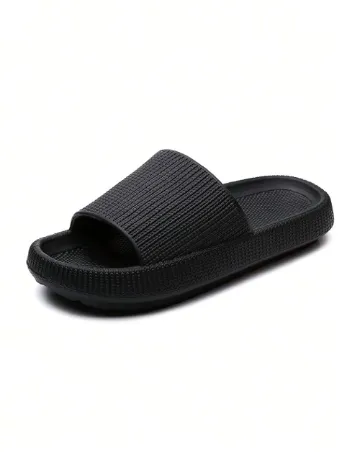 Slapi SHEIN, negru Negru