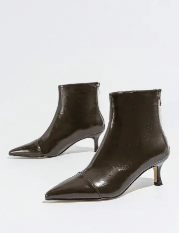 Botine SHEIN, maro