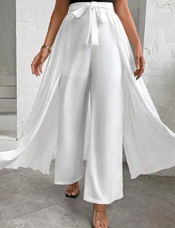 Pantaloni SHEIN, alb