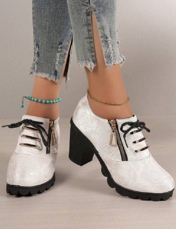 Pantofi SHEIN, alb