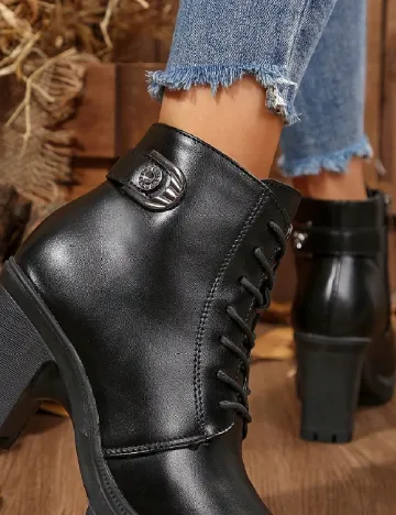 Botine SHEIN, negru