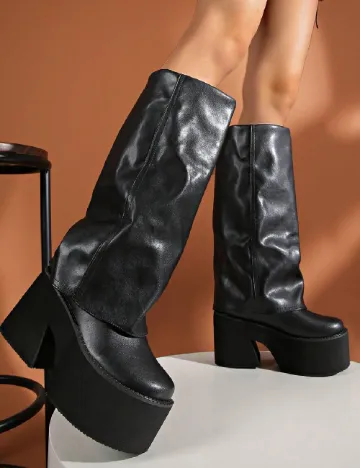 Cizme SHEIN, negru Negru