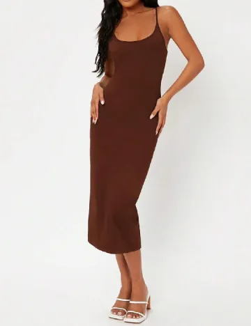 Rochie medie SHEIN, maro