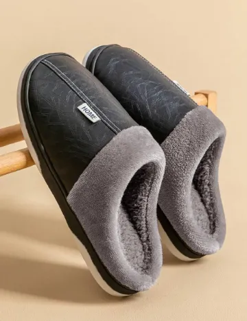 Papuci de Casa SHEIN, negru