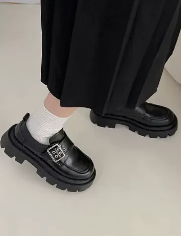 Mocasini SHEIN, negru