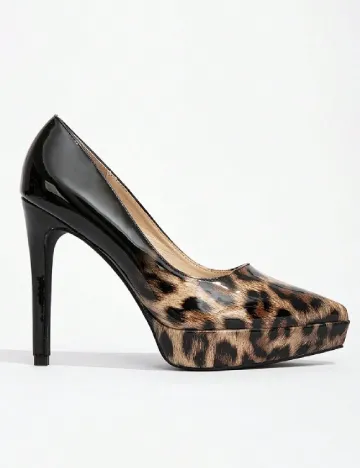 Pantofi Cuccoo, animal print
