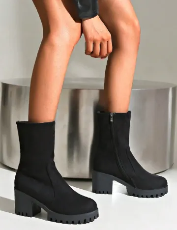 Botine SHEIN, negru