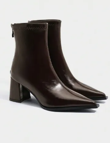 Botine SHEIN, maro