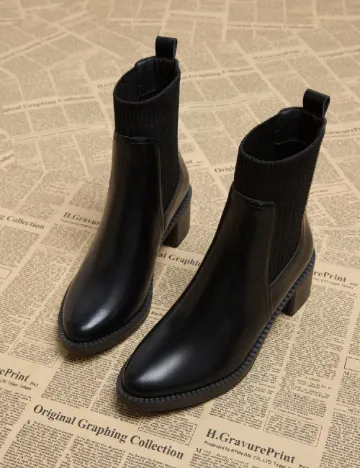 Botine SHEIN, negru