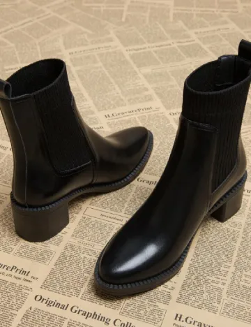 Botine SHEIN, negru