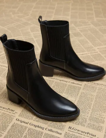 Botine SHEIN, negru