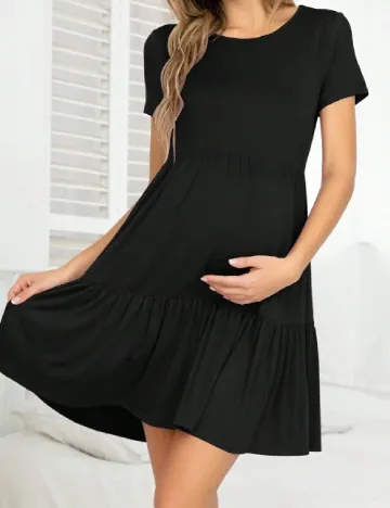 Rochie scurta SHEIN Maternity, negru