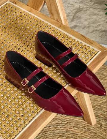 Pantofi SHEIN, visiniu
