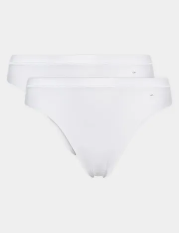 Set chiloti 2 perechi Triumph, alb