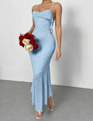 Rochie lunga SHEIN, bleu