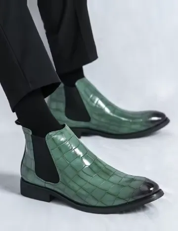 Botine SHEIN, verde