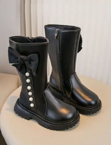Cizme Shein Kids, negru