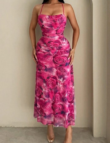 Rochie medie SHEIN, roz