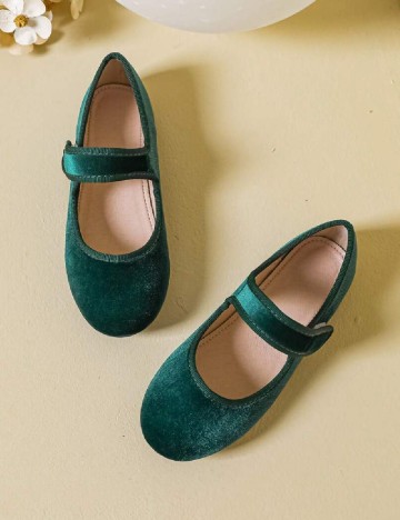 Pantofi Shein Kids, verde