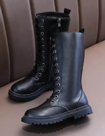 Cizme Shein Kids, negru