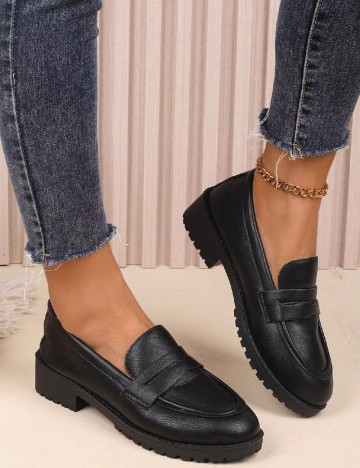 Mocasini SHEIN, negru