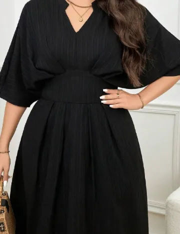 Rochie medie SHEIN CURVE, negru Negru