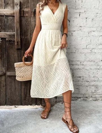 Rochie medie SHEIN, crem