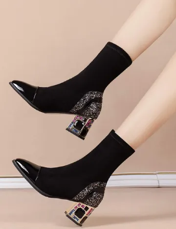 Botine SHEIN, negru