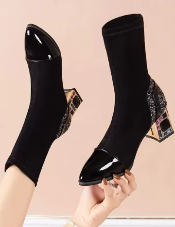 Botine SHEIN, negru