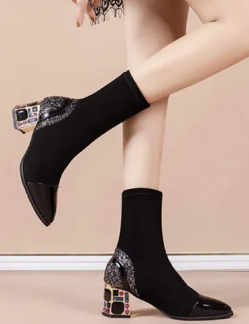 Botine SHEIN, negru