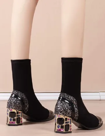 Botine SHEIN, negru