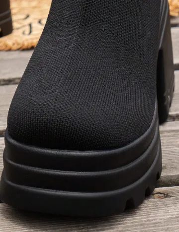 Botine SHEIN, negru