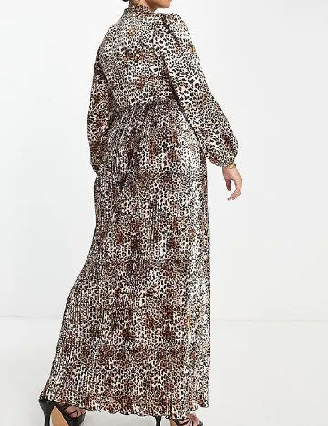 Rochie lunga Flounce London, animal print Animal print