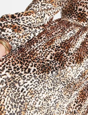 Rochie lunga Flounce London, animal print Animal print