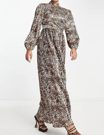 Rochie lunga Flounce London, animal print Animal print