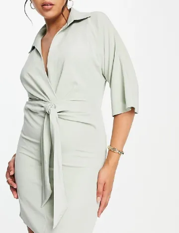 Rochie scurta ASOS, verde deschis
