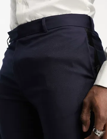 Pantaloni ASOS, bleumarin