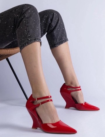 Pantofi SHEIN, rosu