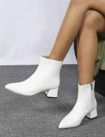 Botine Cuccoo, alb