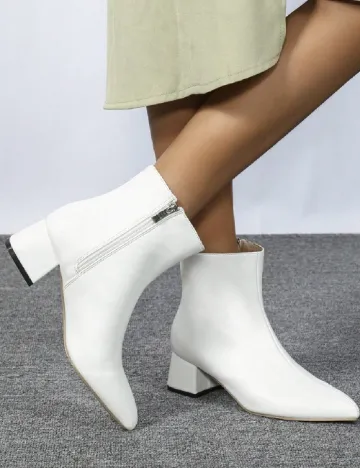 Botine Cuccoo, alb