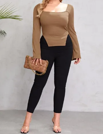 Bluza SHEIN CURVE, maro