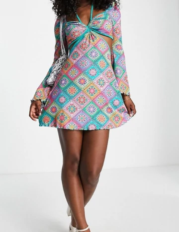 Rochie scurta Miss Selfridge, mix culori Mix culori