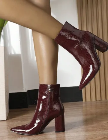 Botine SHEIN, rosu