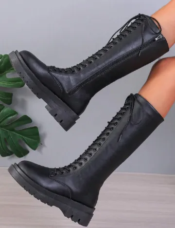 Cizme SHEIN, negru Negru