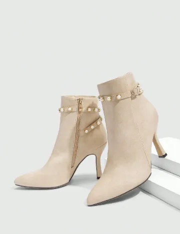 Botine SHEIN, crem