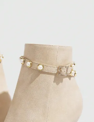 Botine SHEIN, crem