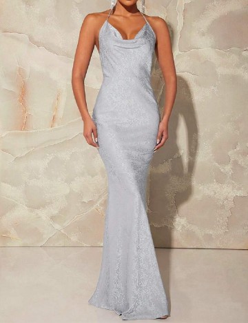 Rochie lunga SHEIN CURVE, bleu