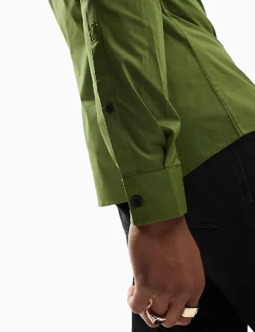 Camasa ASOS, verde Verde