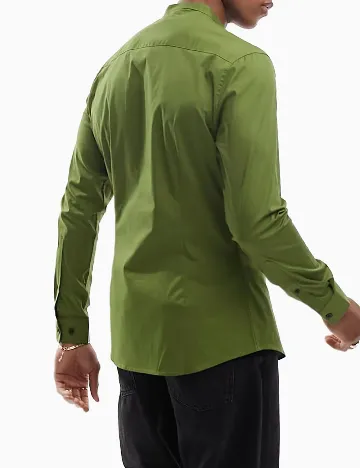 Camasa ASOS, verde Verde